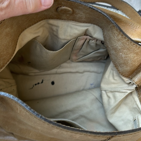 GIVENCHY BROWN LEATHER TASSEL BOHO BAG-VINTAGE! - Picture 11 of 11